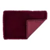 Cage Liner Faux Fur Cranberry Large