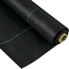 3FTx50FT Premium Weed Barrier Fabric Heavy Duty 5OZ, Woven Weed Control Fabric, High Permeability Good for Flower Bed